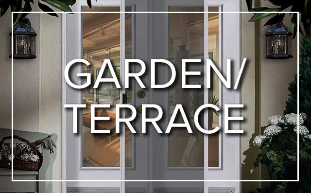 garden terrace door installation
